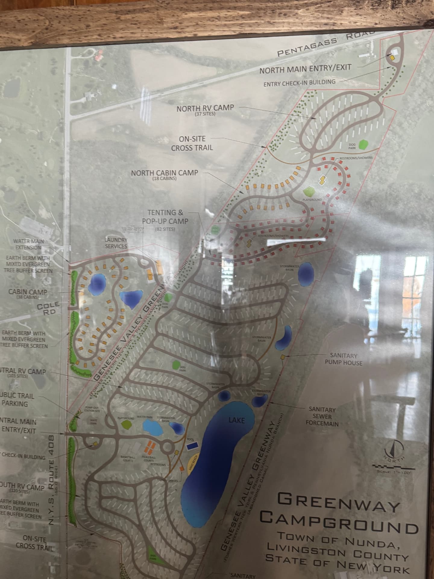 Closer view of the Greenway property plan